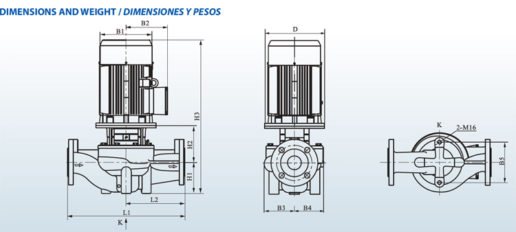 PTD Vertical inline centrifugal pump - Image 2