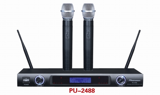 UHF Wireless Dual Microphone System