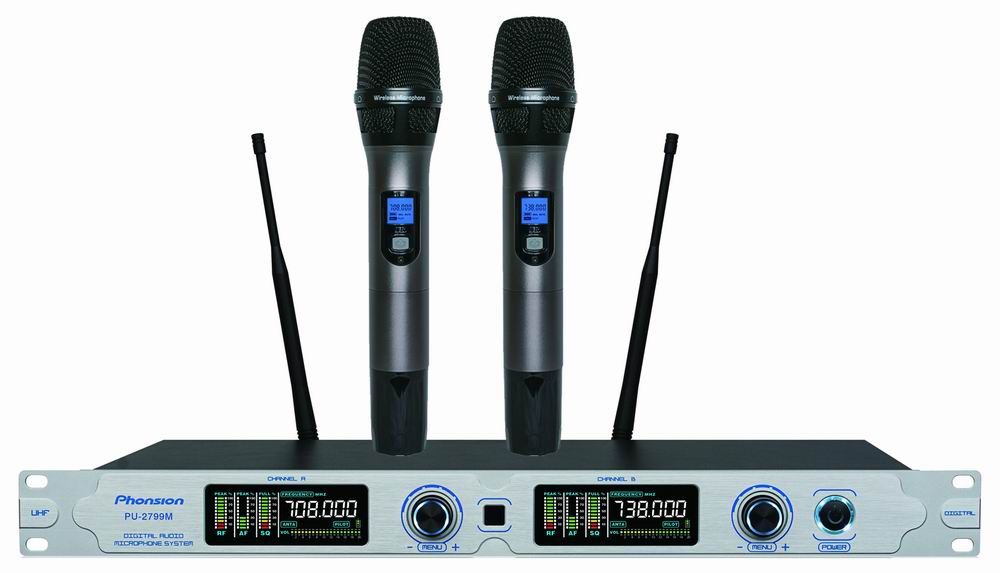 Professional Wireless Microphone System with Digital Encryption