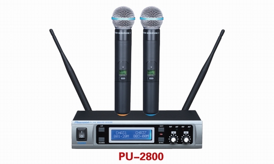 Dual-Channel Wireless Microphone System with IR Synchronization