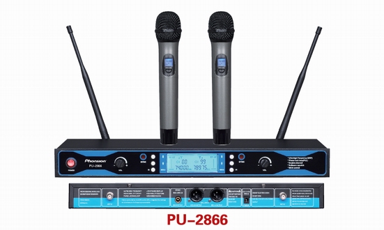 Dual Channel Wireless Microphone System