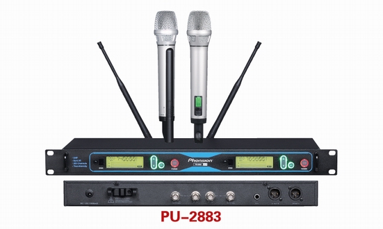 PU-2883 Ture Diversity Wireless Microphone - Image 2