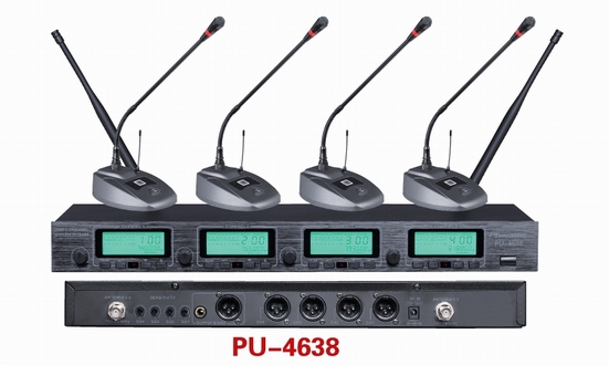 Multi-Channel Conference Microphone System with Mute Switch