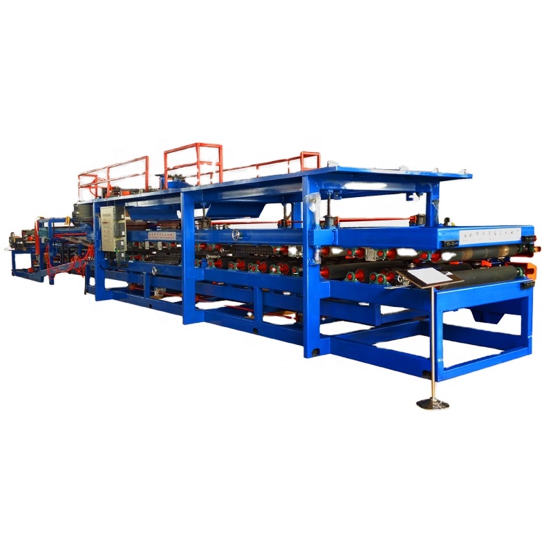 Side profile of the roll forming production line