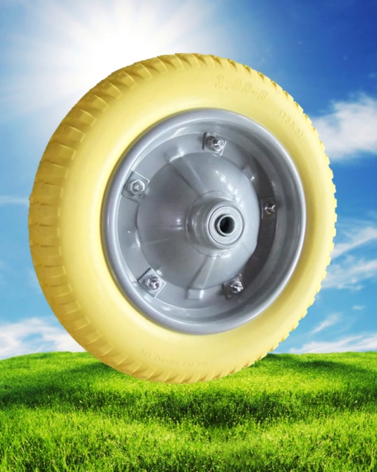 Solid Polyurethane Wheel with Steel Hub