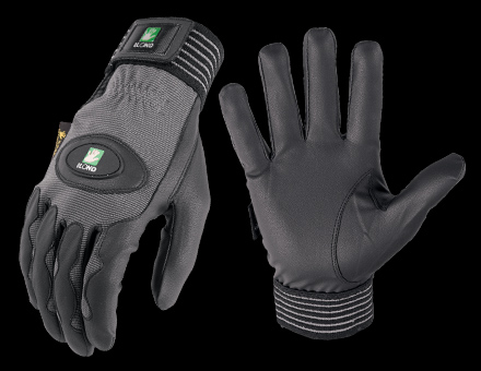 Leather Work Gloves with Reinforced Palm