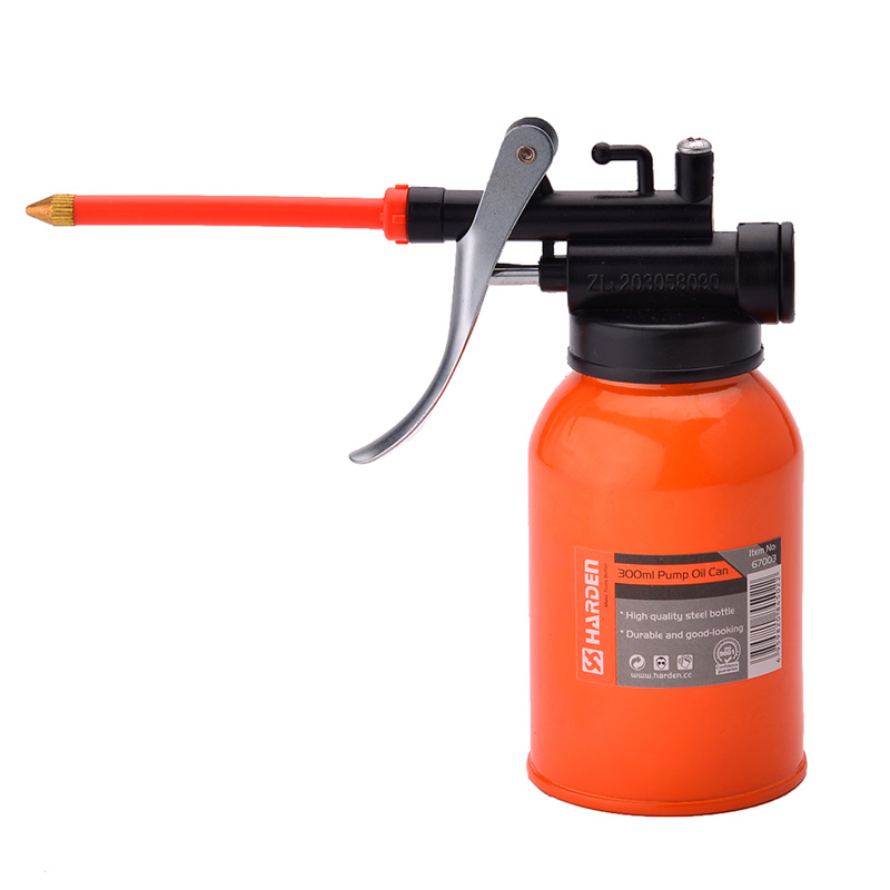300ml Steel Pump Oil Can