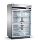 Commercial Four-Door Glass Door Refrigerator