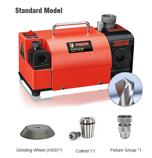 Included accessories and standard equipment set