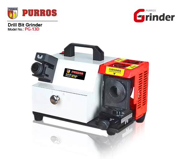 Portable drill bit re-sharpener unit