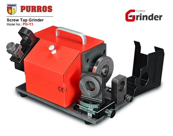Screw tap grinding machine angle adjustment interface