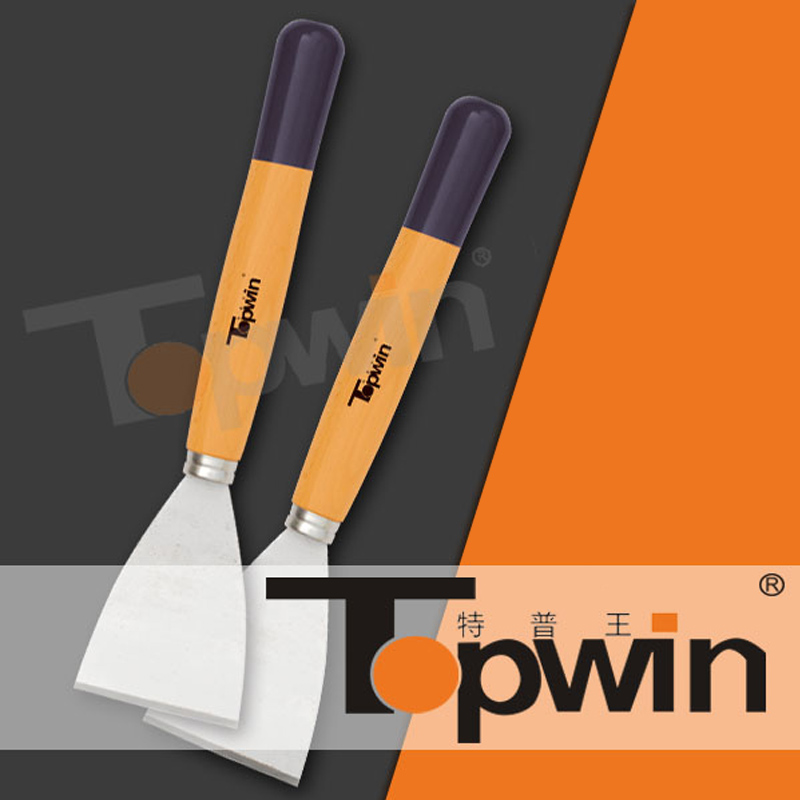 Steel Blade Putty Knife with Wooden Handle