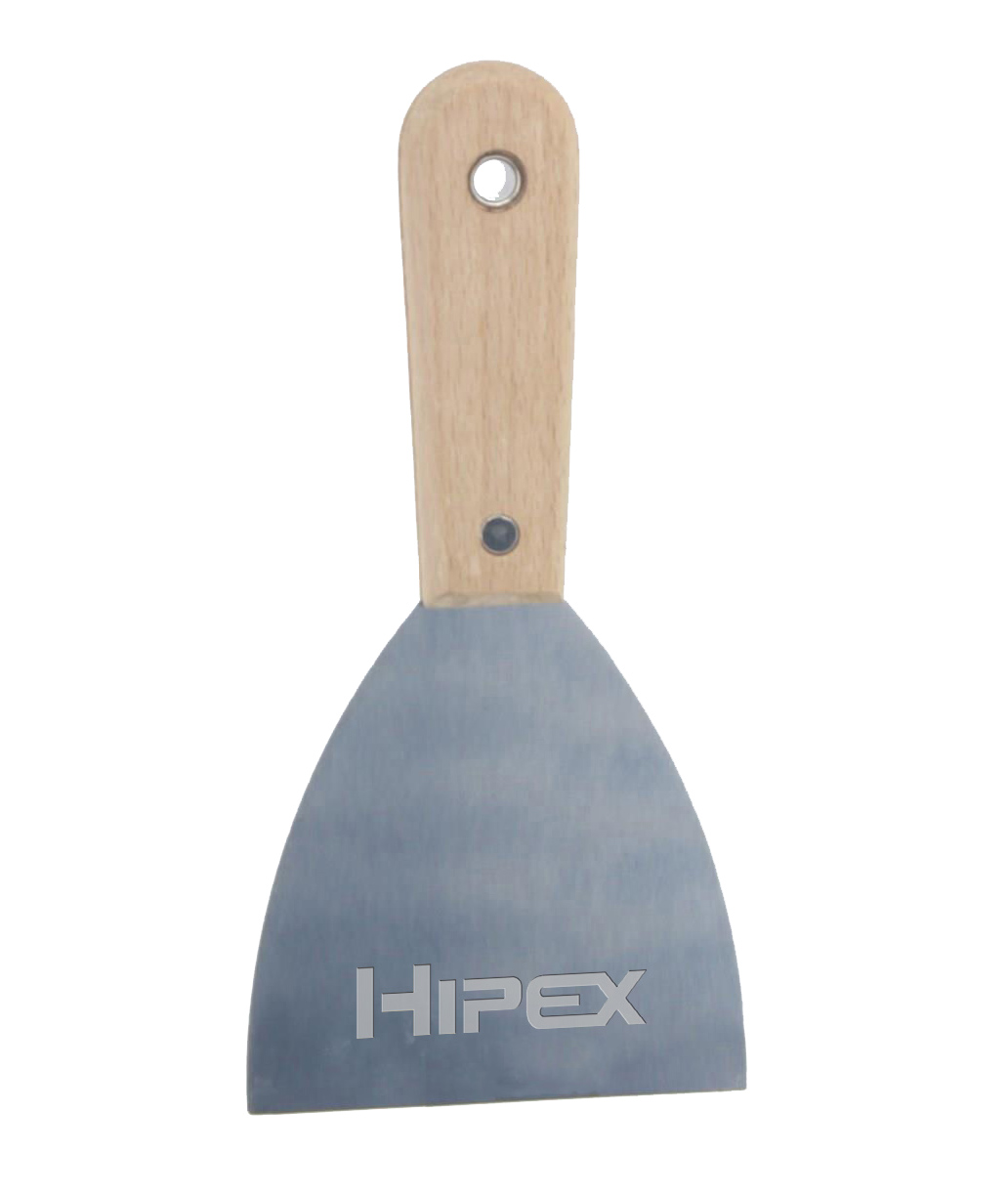 Stainless Steel Blade Putty Knife with Wooden Handle