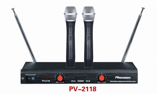 VHF Wireless Dual Microphone System