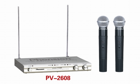 VHF Wireless Dual Microphone System
