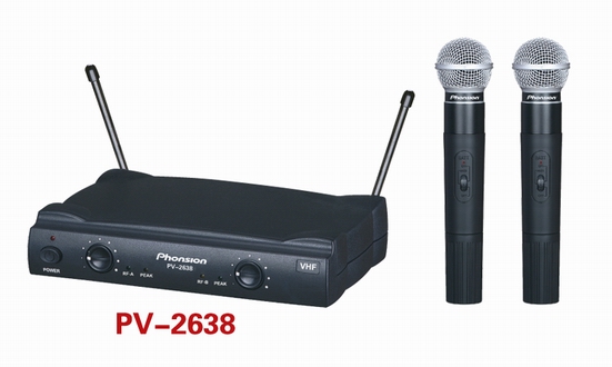 VHF Wireless Dual Microphone System