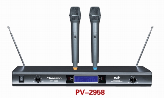 VHF Wireless Dual-Channel Microphone System
