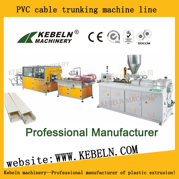 PVC Cable Trunking Extrusion Line