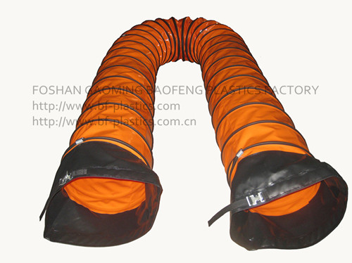 PVC Coated Flexible Air Duct for HVAC Systems