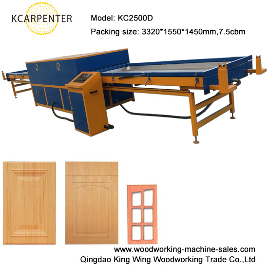 PVC Film Vacuum Membrane Press for Door Panels