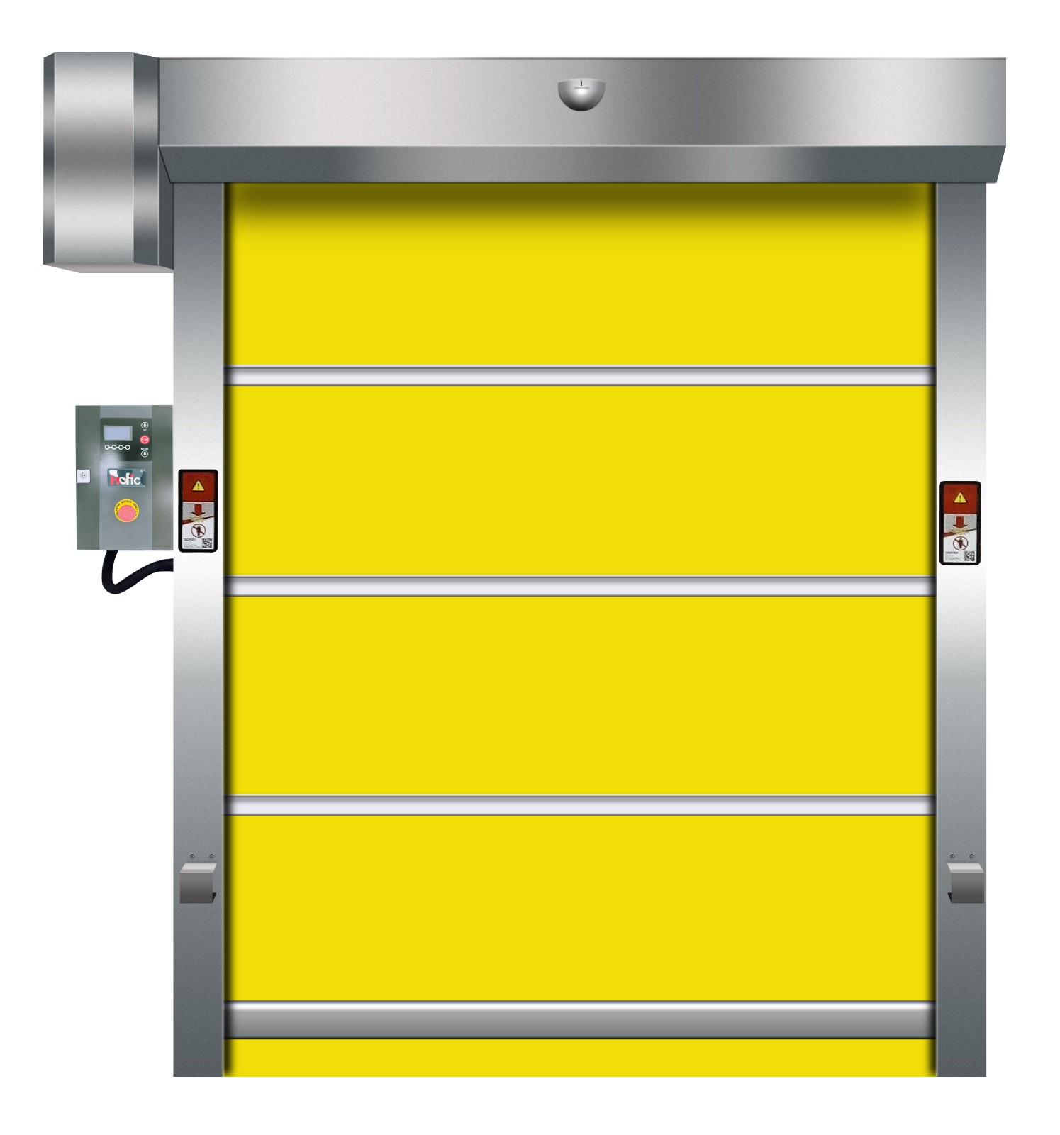PVC high speed spiral door used in Logistics - Image 2