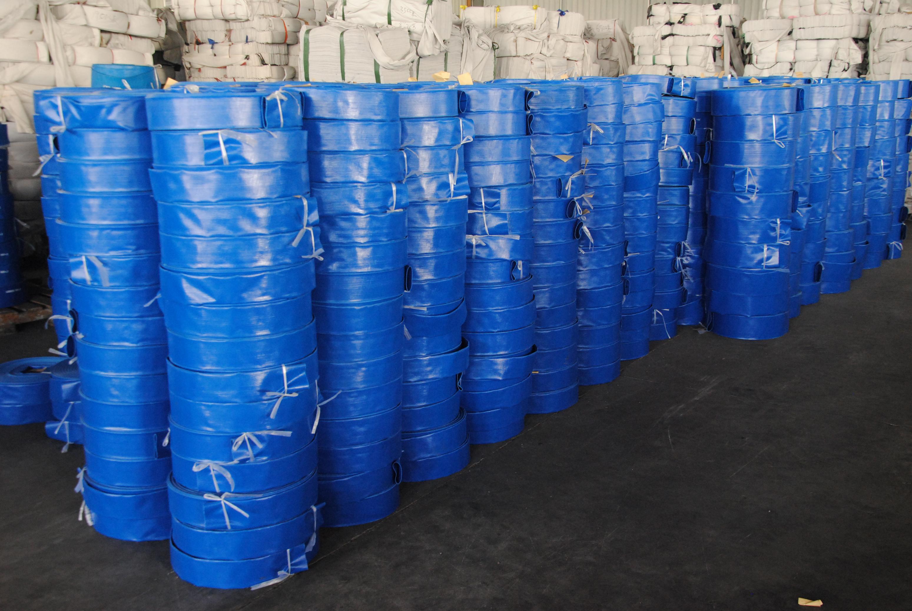 Blue PVC Layflat Irrigation Hose