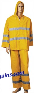 High-Visibility PVC Rain Suit