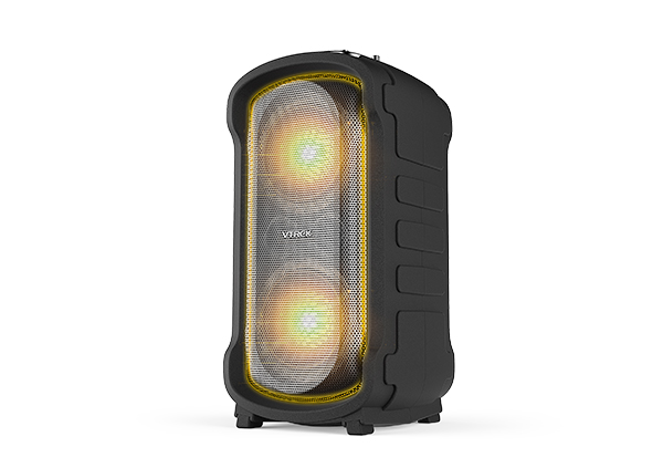 Portable Bluetooth Party Speaker with LED Lighting