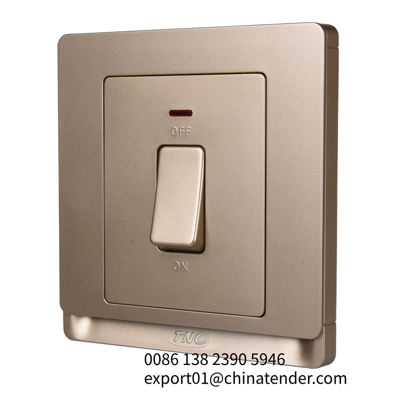 Q6 20A DP switch with neon for heater - Image 2