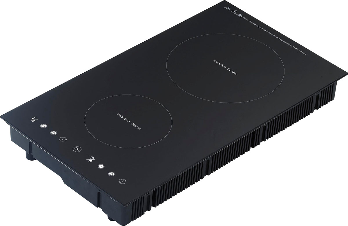Double Burner Induction Cooktop with Touch Controls