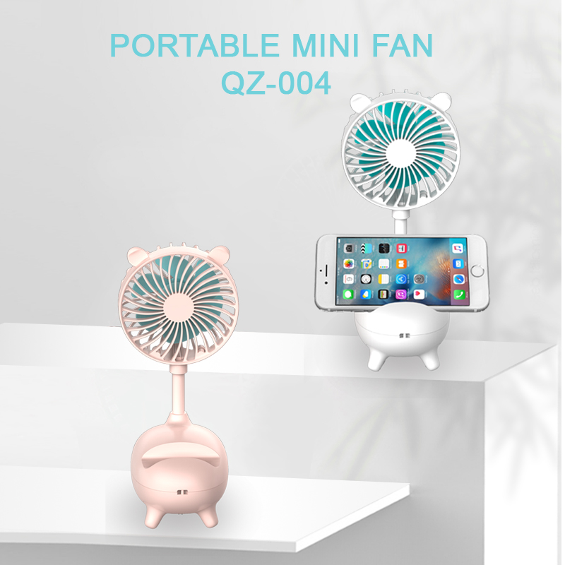 Qbill Portable Rechargeable USB and Battery Mini Fan - Image 2