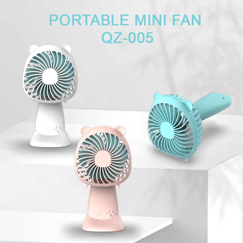 Qbill Portable Rechargeable USB and Battery Mini Fan - Image 2