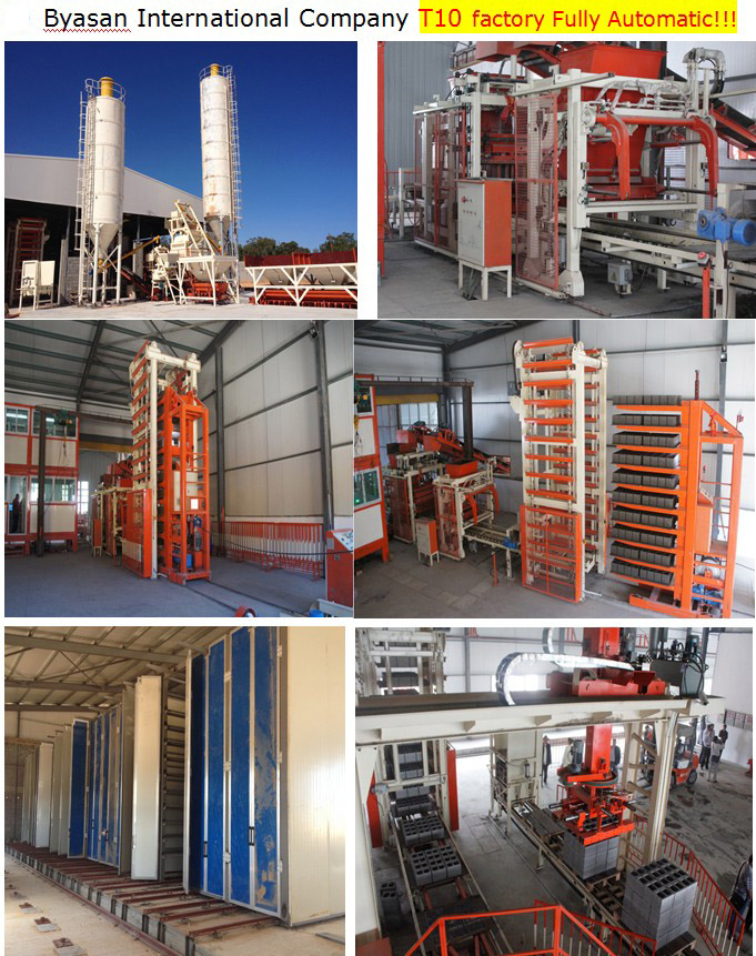 Automatic Concrete Brick Production Machine