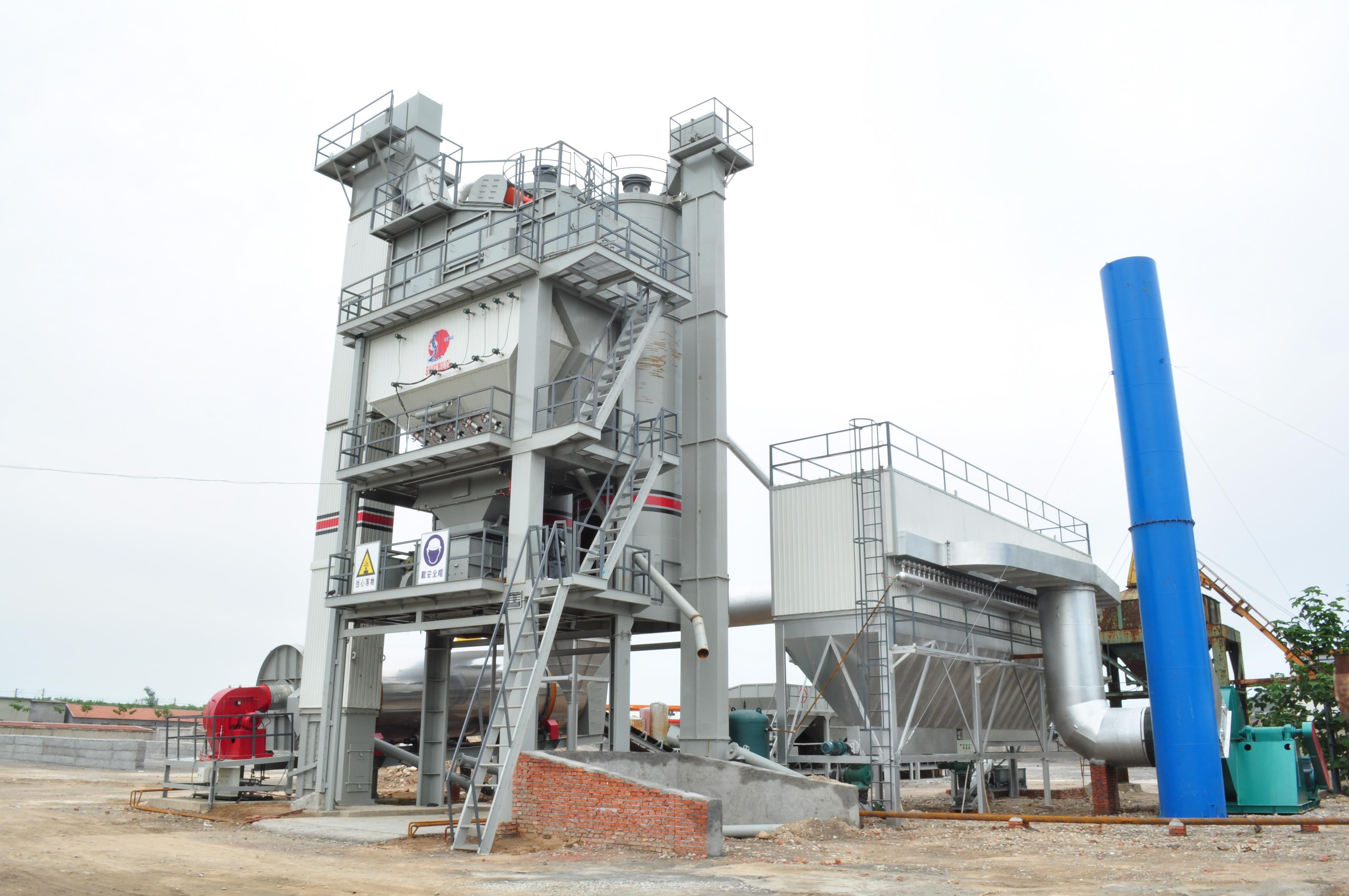 QLB1000 asphalt mixing plant layout