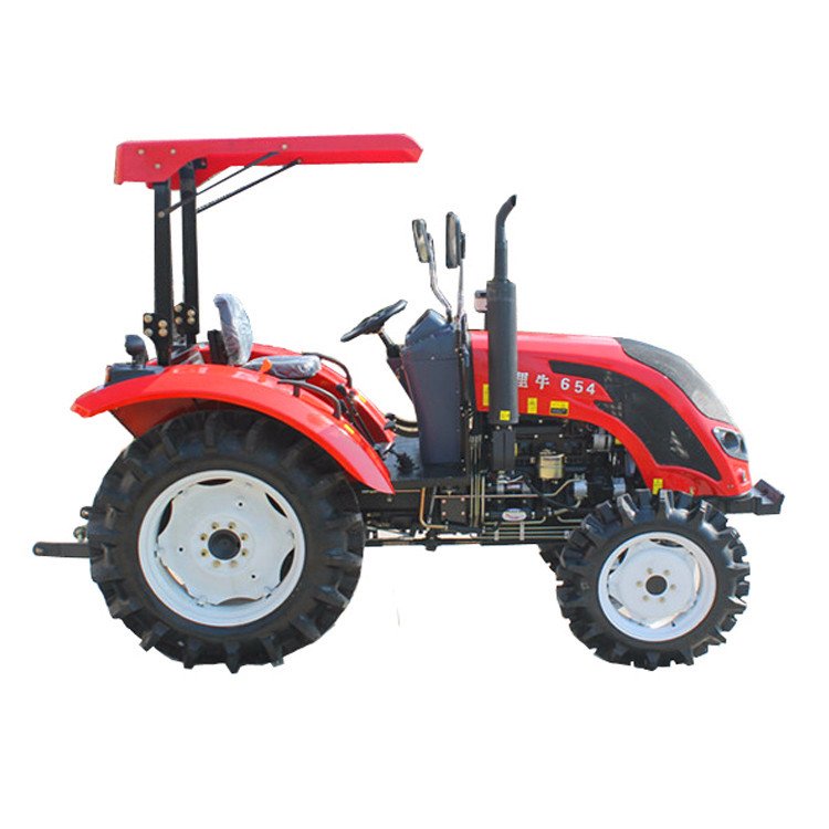 Front view of 65 HP agricultural tractor