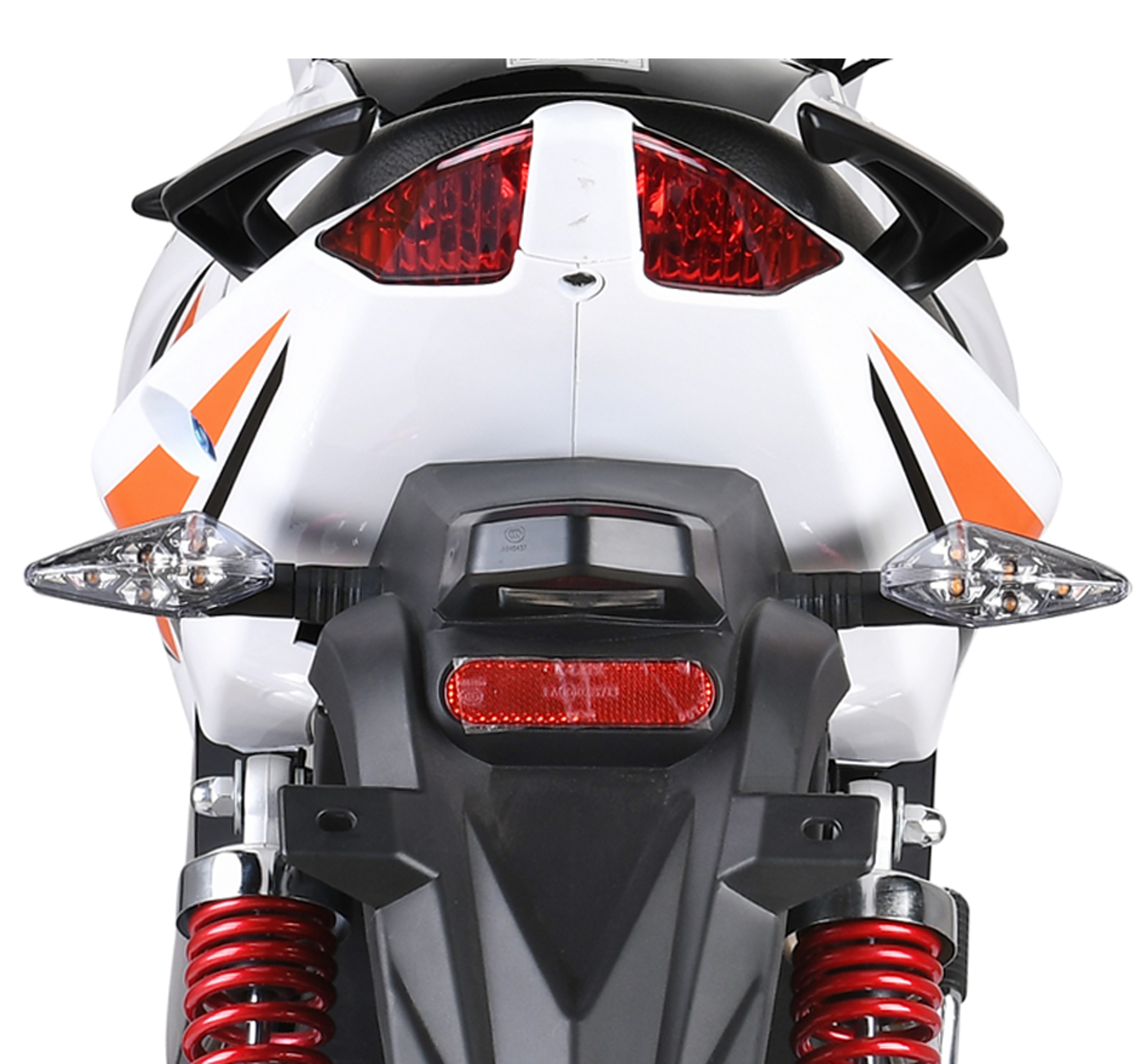 Side profile showing LED lighting and suspension