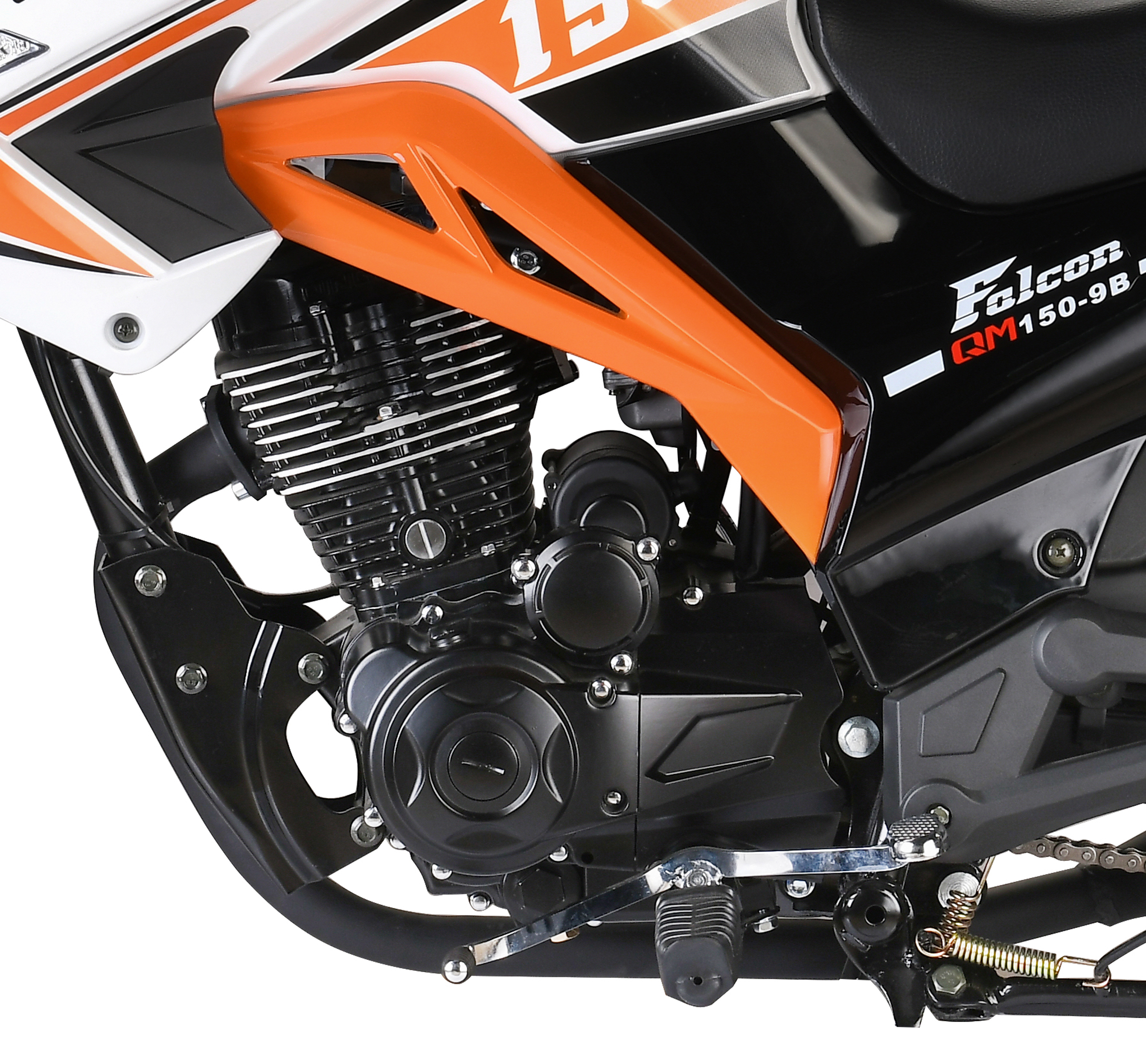 Engine detail with cooling fins