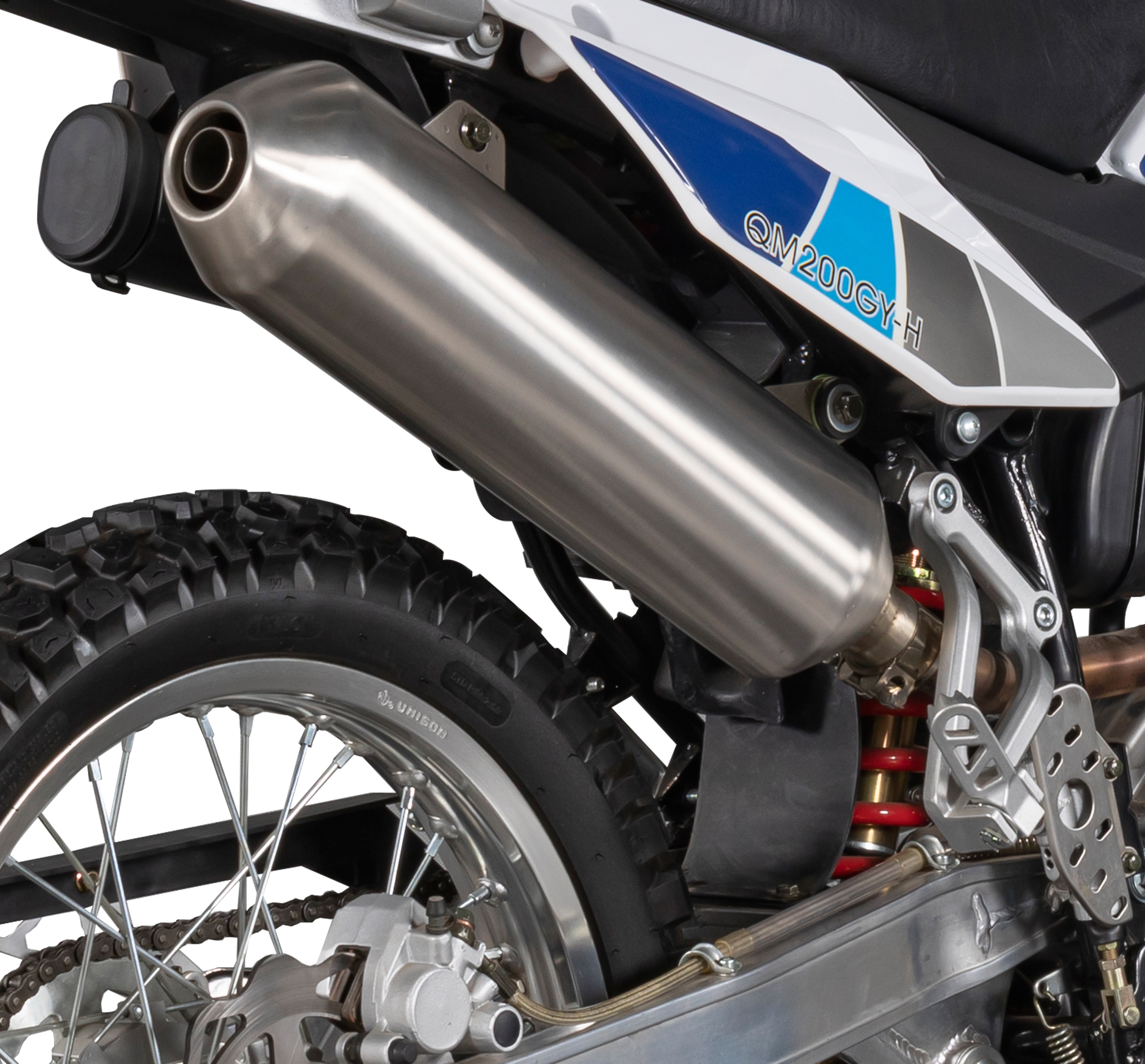 Exhaust and frame detail