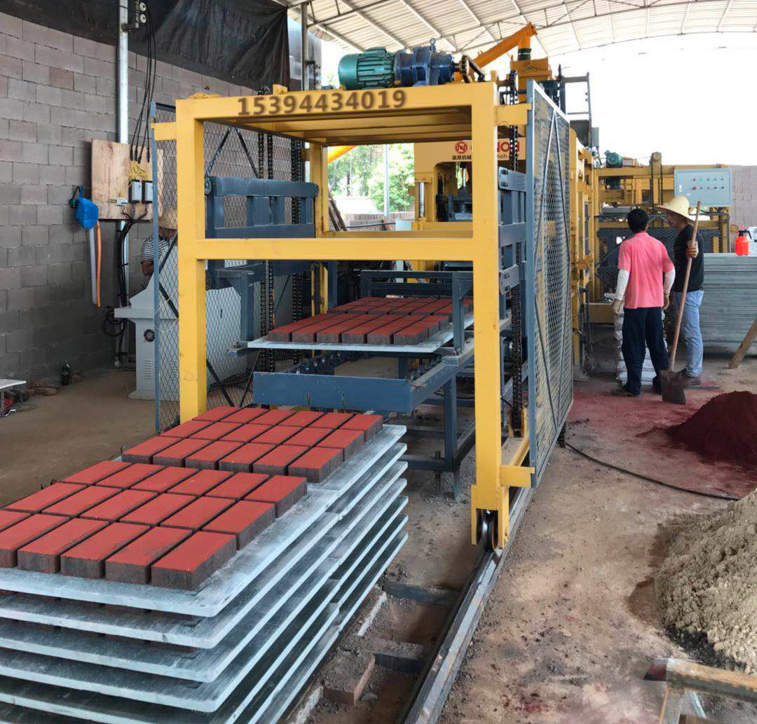 QT8-15 automatic cement block forming machine paver interlock brick making machine - Image 2