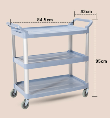 Foldable Multi-Tier Service Cart
