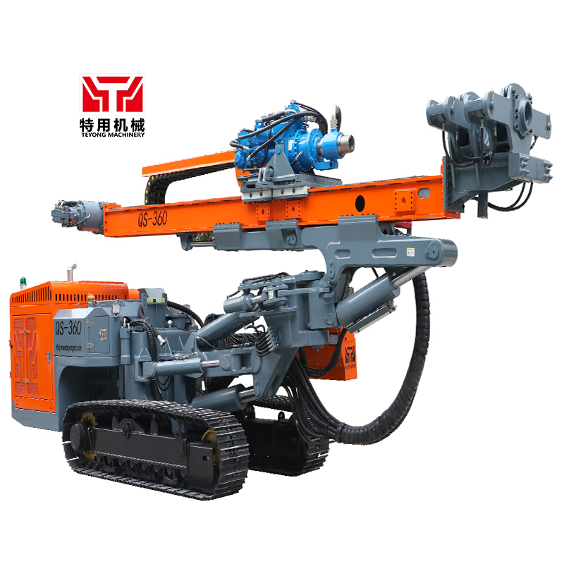 QS-360 Deep Hole Drilling Rig on tracked chassis