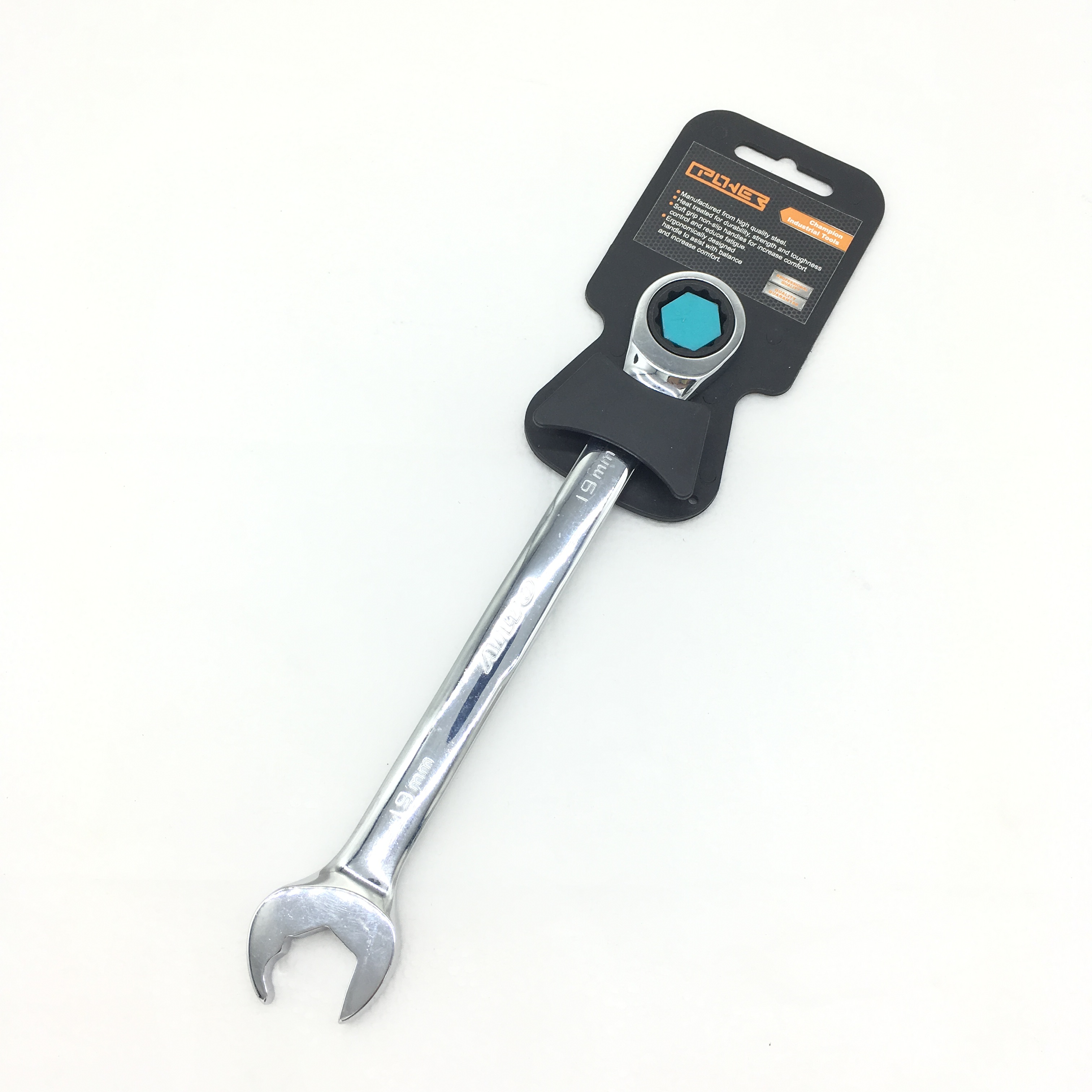 Quick Release Ratchet Combination Wrench - 19mm