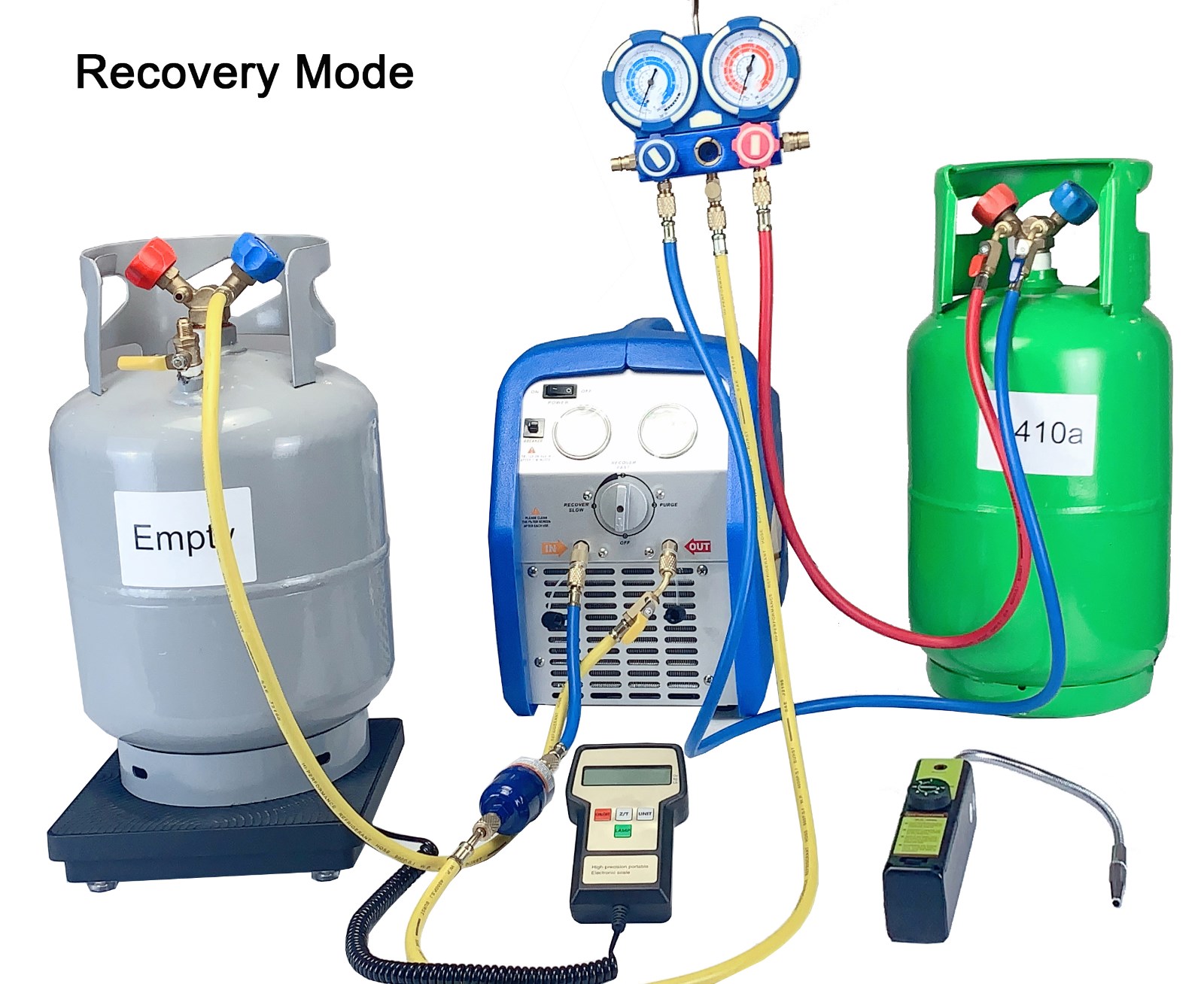 R32 Refrigerant Recovery machine 3/4 HP Car Air Condition machine for other refrigeration - Image 2