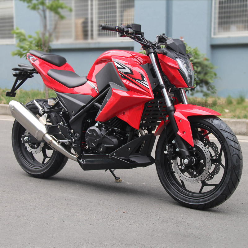 High-Performance Racing Motorcycle with Advanced Suspension