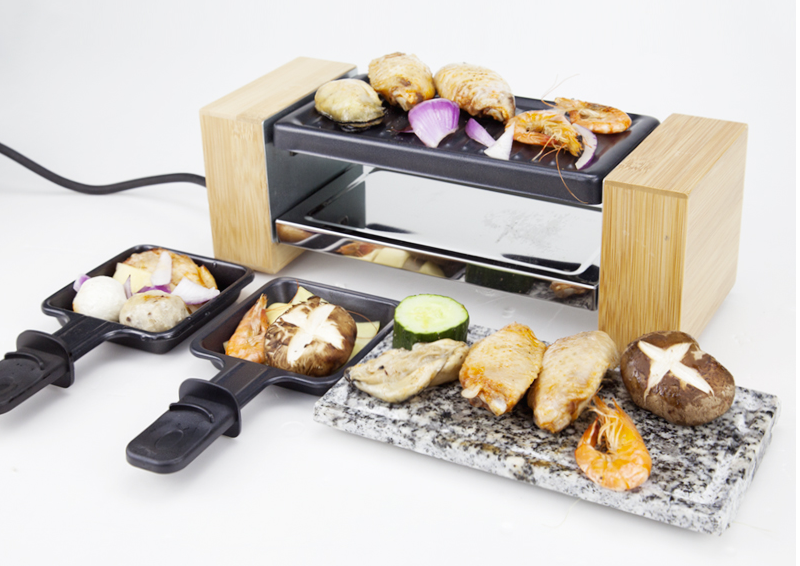 Mini Raclette Grill for Two