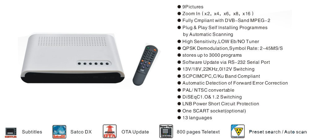 Digital Satellite TV Receiver