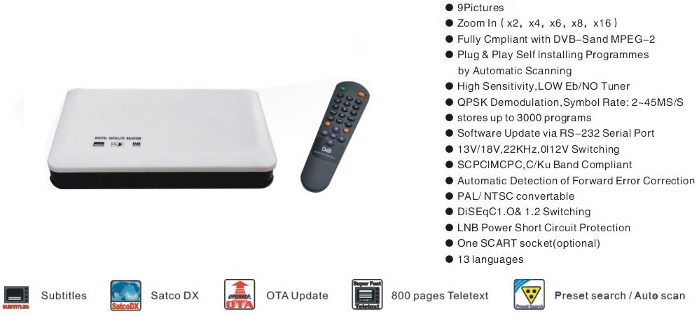 Digital Satellite TV Receiver