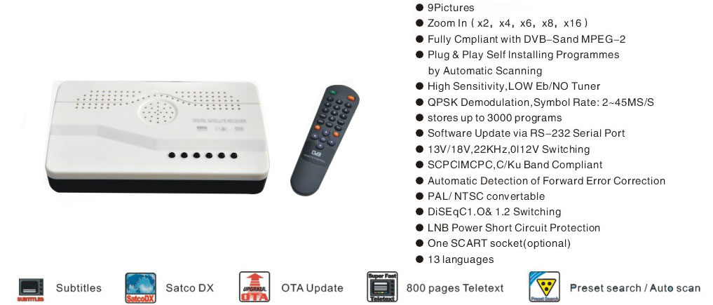 Digital Satellite TV Receiver