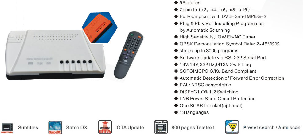 Digital Satellite TV Receiver