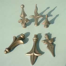 Decorative Fence Rail Head Finials